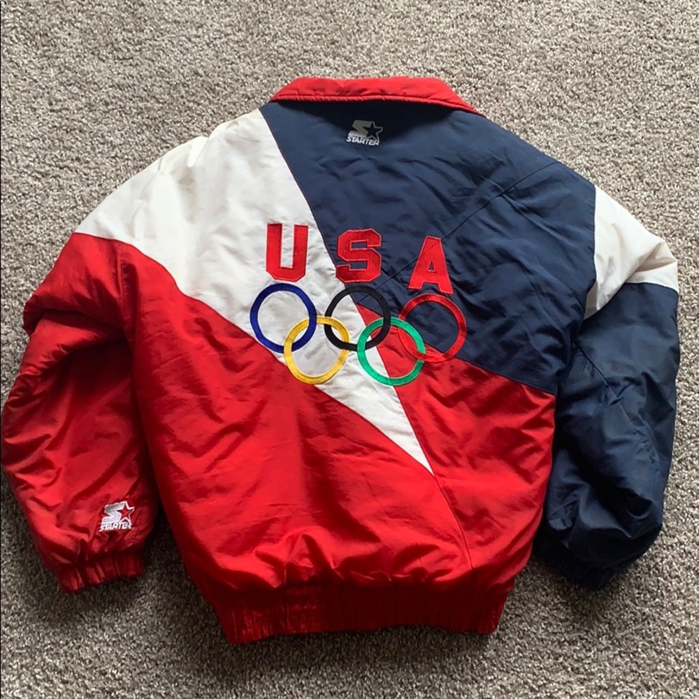 (RARE) Starter Olympic Windbreaker